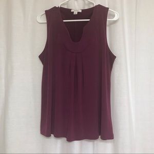 Dressbarn Purple Tank size Large